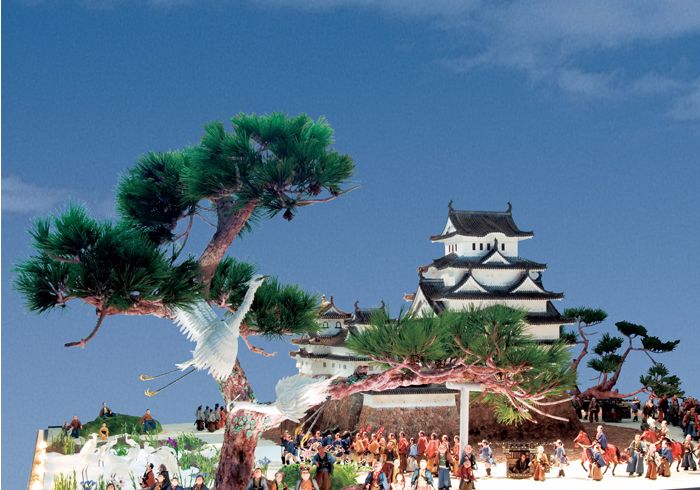 姫路城の切り抜き