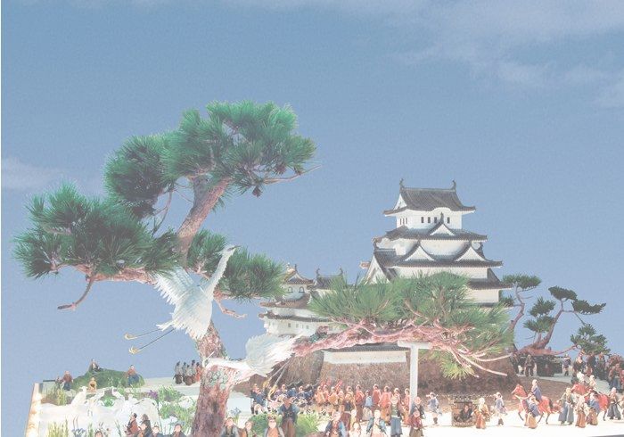 姫路城の切り抜き